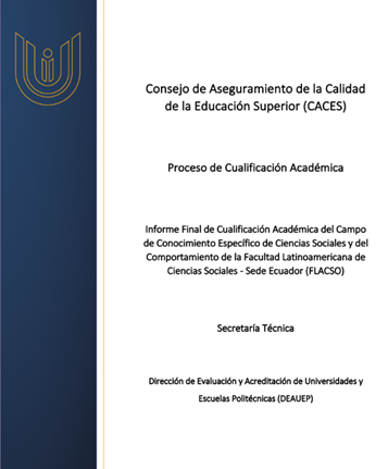 CACES otorga cualificación académica con calidad superior a FLACSO Ecuador