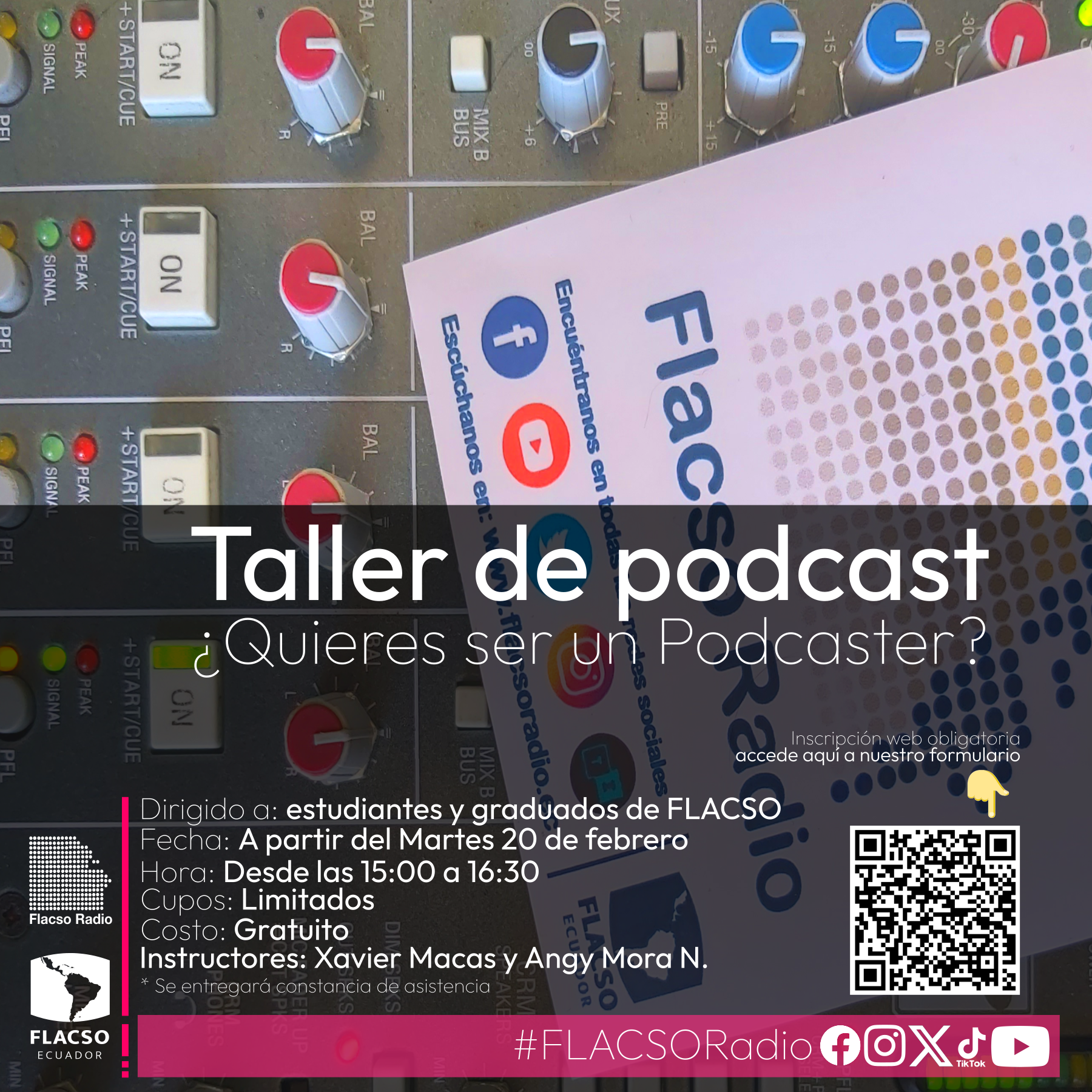 Taller de podcast febrero 2024