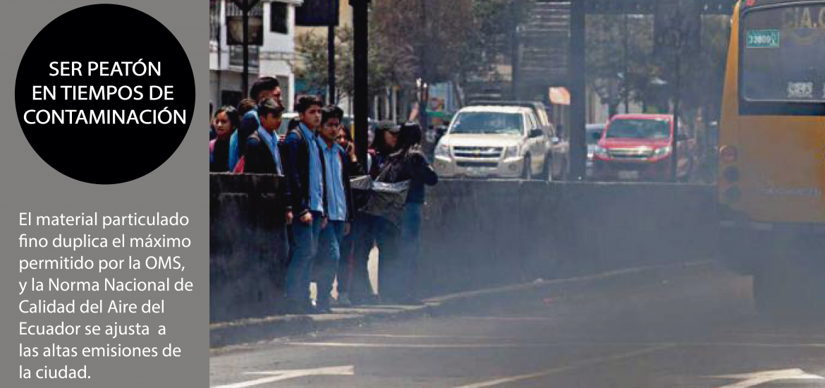 Ser peatón en tiempos de contaminación