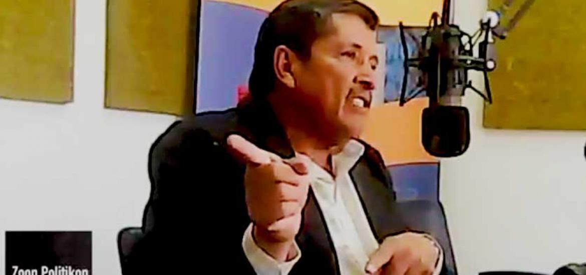 Mesías Tatamuez, Presidente de la Confederación Ecuatoriana de Organizaciones Clasistas Unitarias de Trabajadores (Cedocut)