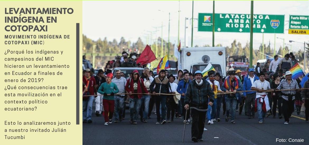 Levantamiento indígena en Cotopaxi año 2019