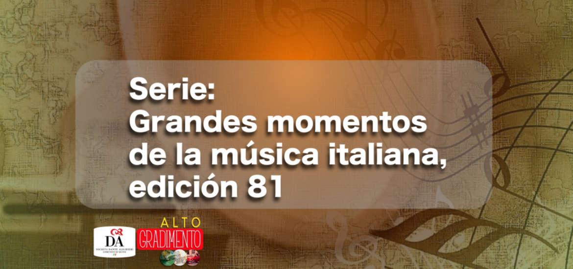 Alto Gradimento, programa de música y cultura italiana en Ecuador