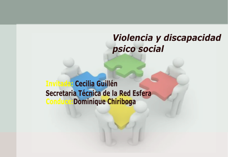 #EstereoTipas. Tema: Violencia y discapacidad psico social
