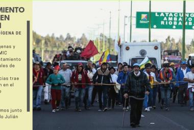 Levantamiento indígena en Cotopaxi año 2019