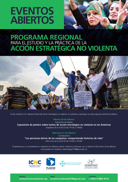 Eventos abiertos Cécile 20 febrero 2018